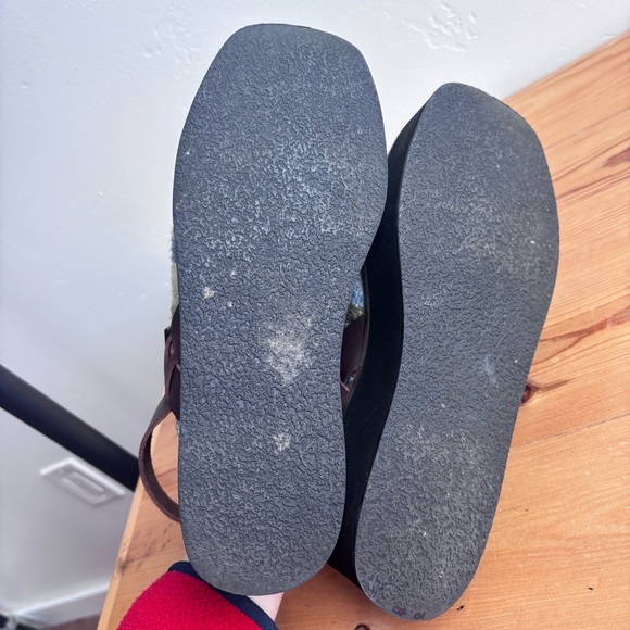 Free People Women’s Astrid Plaid Platform Slingback Clog Stargazer size 9 - Picture 12 of 12